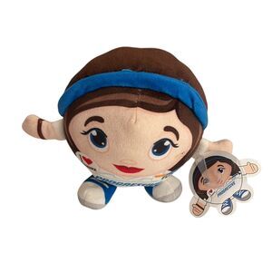 Flo Progressive Plush Stuffed Toy Doll Bow Ball 6" NWT